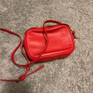 Elegant Red Crossbody Bag